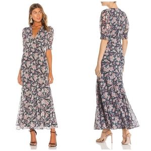 Saylor Alana Floral Maxi Dress Size Small